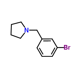 1-(3-Bromobenzyl)pyrrolidine Structure