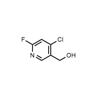 (4-Chloro-6-fluoropyridin-3-yl)methanol structure