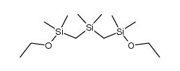 2,6-diethoxy-2,4,4,6-tetramethyl-2,4,6-trisila-heptane结构式