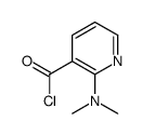 3-Pyridinecarbonyl chloride, 2-(dimethylamino)- (9CI) structure