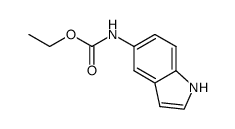 ethyl 1H-indol-5-ylcarbamate结构式