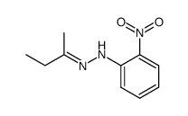 butan-2-one-(2-nitro-phenylhydrazone)结构式