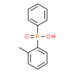 (2-Methylphenyl)phenylphosphinic acid结构式