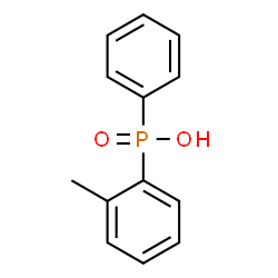 (2-Methylphenyl)phenylphosphinic acid structure