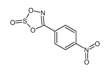 5-(4-nitrophenyl)-1,3,2,4-dioxathiazole 2-oxide结构式