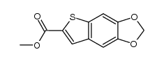 methyl 1,3-dioxa-5-thia-s-indacene-6-carboxylate Structure