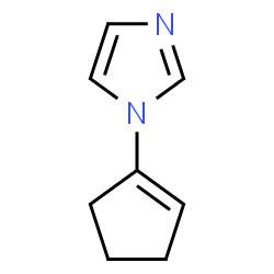 1H-Imidazole,1-(1-cyclopenten-1-yl)-(9CI) structure