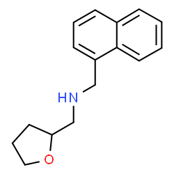 (naphthalen-1-ylmethyl)(oxolan-2-ylmethyl)amine structure