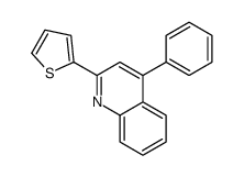4-phenyl-2-thiophen-2-ylquinoline Structure