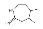 2H-Azepin-7-amine,3,4,5,6-tetrahydro-4,5-dimethyl-(9CI) Structure