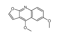 4,6-dimethoxyfuro[2,3-b]quinoline Structure