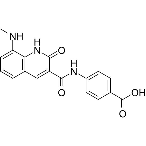 Type II topoisomerase inhibitor 1结构式