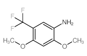 2,4-Dimethoxy-5-(trifluoromethyl)aniline structure