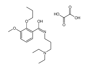 N-[3-(diethylamino)propyl]-3-methoxy-2-propoxybenzamide,oxalic acid结构式