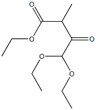 ethyl 4,4-diethoxy-2-methyl-3-oxobutanoate结构式