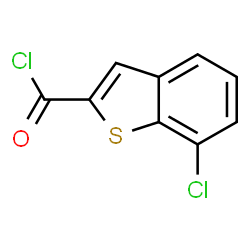 7-chlorobenzo[b]thiophene-2-carbonyl chloride结构式