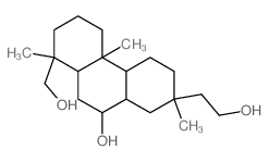 8a-Podocarpane-7a,15-diol, 13a-(2-hydroxyethyl)-13-methyl-(7CI,8CI)结构式
