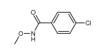 N-methoxy(p-chloro)benzamide Structure