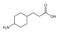 3-(4-Aminocyclohexyl)propanoic acid Structure