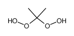 2,2-dihydroperoxypropane Structure