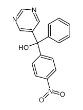 (4-Nitro-phenyl)-phenyl-pyrimidin-5-yl-methanol Structure