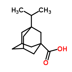 3-Isopropyl-1-adamantanecarboxylic acid Structure