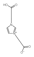 1H-Imidazolium,1,3-bis(2-carboxyethyl)-, inner salt结构式