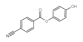 Hydroquinone, mono(p-cyanobenzoate) (8CI) structure