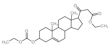 ethyl 3-(3-ethoxycarbonyloxy-10,13-dimethyl-2,3,4,7,8,9,11,12,14,15,16,17-dodecahydro-1H-cyclopenta[a]phenanthren-17-yl)-3-oxo-propanoate structure