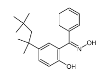 2-hydroxy-5-(1,1,3,3-tetramethylbutyl)-benzophenone E-oxime结构式