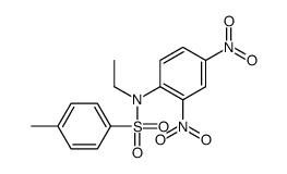 N-(2,4-dinitrophenyl)-N-ethyl-4-methylbenzenesulfonamide结构式