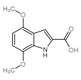 4,7-dimethoxy-1H-indole-2-carboxylic acid structure