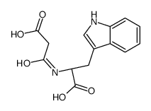 N-(2-Carboxyacetyl)-D-tryptophan structure