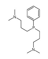 1-Propanamine, 3,3'-(phenylphosphinidene)bis[N,N-dimethyl- structure