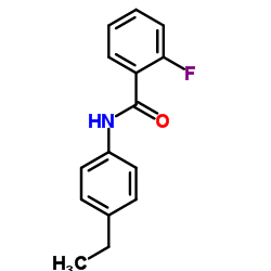 N-(4-Ethylphenyl)-2-fluorobenzamide Structure