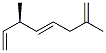 (6R,4E)-2,6-Dimethyl-1,4,7-octatriene Structure