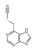 6-(thiocyanatomethyl)-5H-purine结构式
