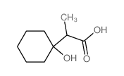 2-(1-hydroxycyclohexyl)propanoic acid结构式