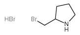 Pyrrolidine, 2-(bromomethyl)-, hydrobromide Structure