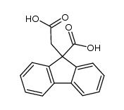 (9-carboxy-fluoren-9-yl)-acetic acid结构式