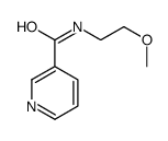 N-(2-Methoxyethyl)nicotinamide结构式