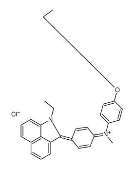 2-[4-[(4-ethoxyphenyl)methylamino]phenyl]-1-ethylbenz[cd]indolium chloride Structure