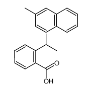 2-(1-(3-Methyl-1-naphthyl)-ethyl)-benzoesaeure结构式