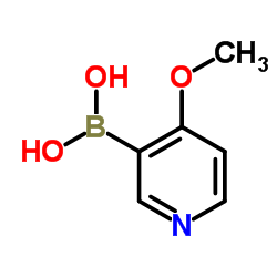 4-甲氧基吡啶-3-硼酸结构式