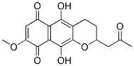 (+)-3,4,6,9-Tetrahydro-5,10-dihydroxy-8-methoxy-2-(2-oxopropyl)-2H-naphtho[2,3-b]pyran-6,9-dione structure