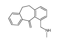 10,11-Dihydro-N-methyl-5-methylene-5H-dibenzo[a,d]cycloheptene-4-methanamine结构式