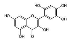 3,5,7-trihydroxy-2-(2,4,5-trihydroxyphenyl)chromen-4-one Structure