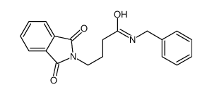 N-benzyl-4-(1,3-dioxoisoindol-2-yl)butanamide Structure