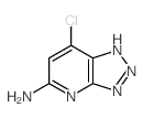 2-chloro-5,7,8,9-tetrazabicyclo[4.3.0]nona-2,4,6,8-tetraen-4-amine结构式