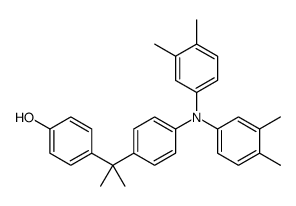 4-[2-[4-(N-(3,4-dimethylphenyl)-3,4-dimethylanilino)phenyl]propan-2-yl]phenol Structure